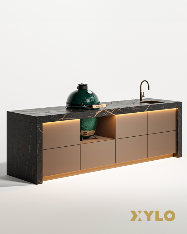 Luxe Sculpturale Buitenkeuken